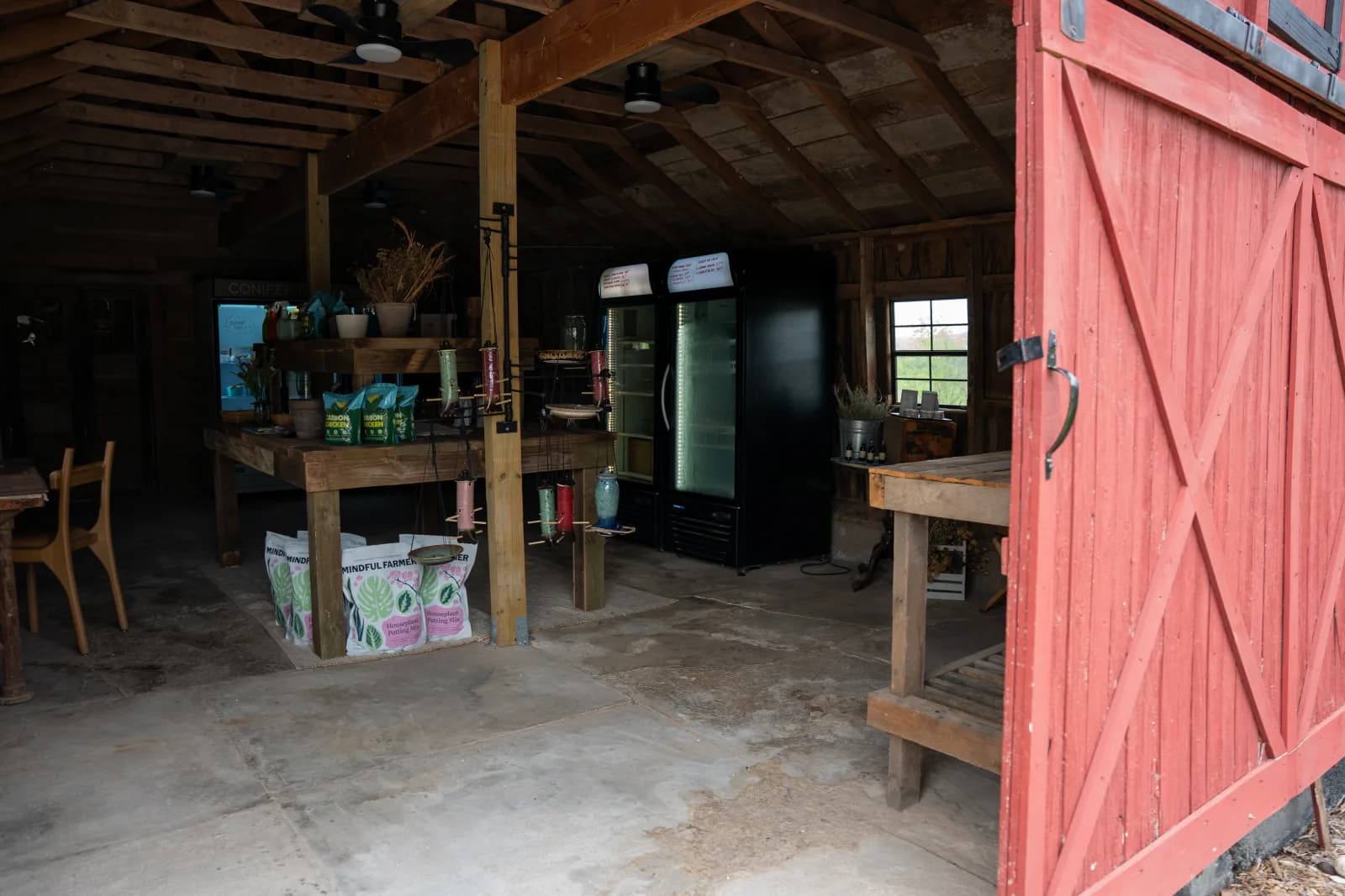 Farm Stand at Sun Painted Farm market barn